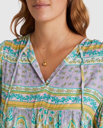 3 Summerside Blouse White UBJWT00214 Billabong