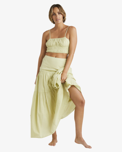 4 Petal Top Green UBJWT00234 Billabong