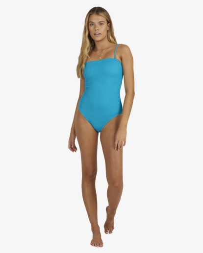 5 Summer High Bandeau One-Piece Swimsuit Blue UBJX100197 Billabong