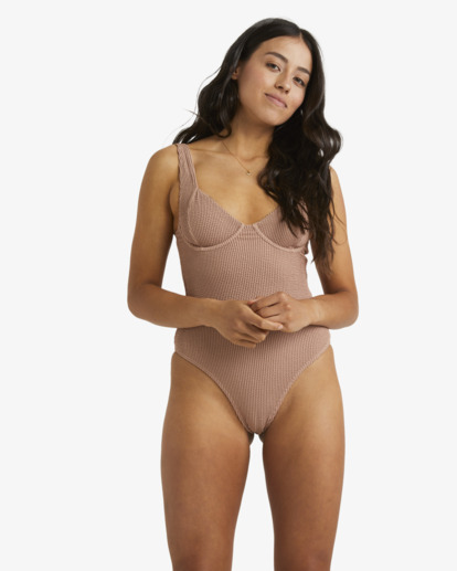 0 Summer High Chloe One Piece Grey UBJX100230 Billabong