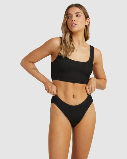 2 Summer High Crop Bikini Top Black UBJX300209 Billabong
