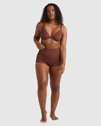 4 Tanlines Reese D/DD Underwire Bikini Top Brown UBJX300440 Billabong