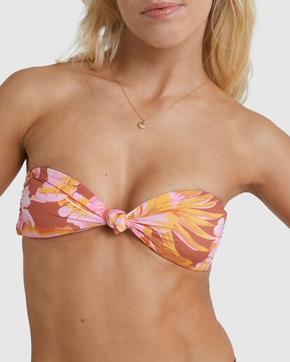 4 Copacabana Lola Bandeau Bikini Top Brown UBJX300442 Billabong