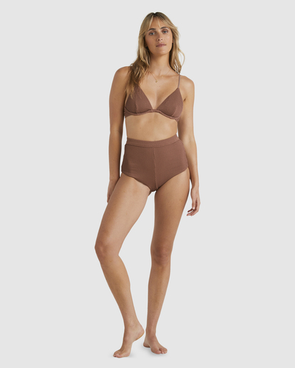 4 Summer High Reese Underwire Bikini Top Brown UBJX300483 Billabong