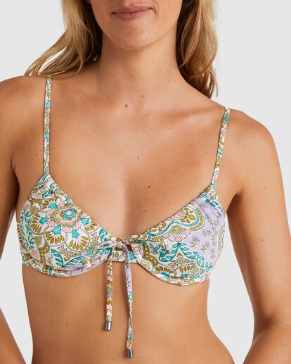 3 Summerside Ella Bra Bikini Top White UBJX300486 Billabong