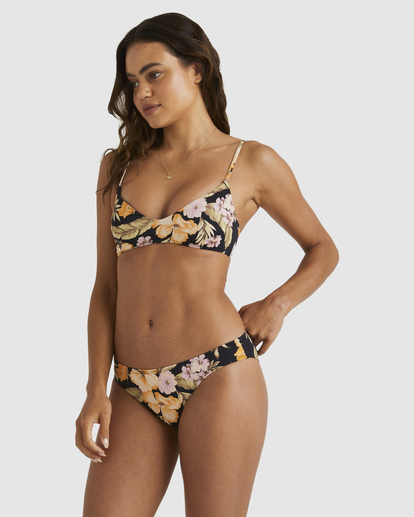 1 Calypso V Bralette Bikini Top Black UBJX300492 Billabong