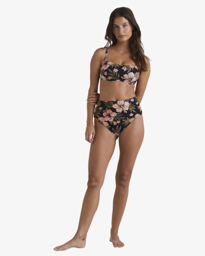 4 Hooked On Tropics Mia D/DD Bra Bikini Top Black UBJX300528 Billabong