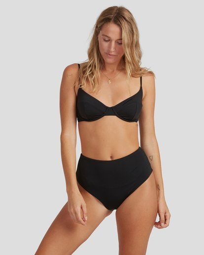 5 Sol Searcher Hi Retro Bikini Bottoms Black UBJX400154 Billabong
