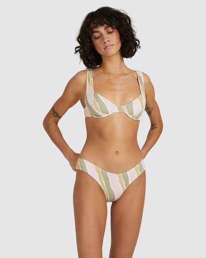 4 Babewave Bondi Bikini Bottom Green UBJX400182 Billabong
