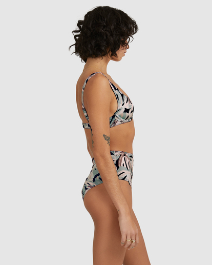 2 Kalluah High Retro Bikini Bottoms Black UBJX400198 Billabong