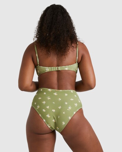 0 Free Fallin Hi Retro Bikini Bottom Green UBJX400390 Billabong
