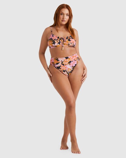 6 Copacabana Hi Maui Bikini Bottom Black UBJX400405 Billabong