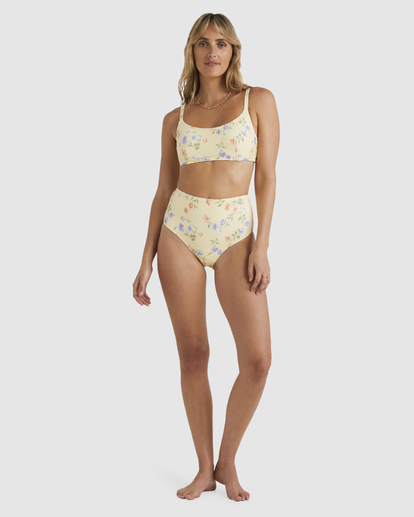 5 Kismet Hi Retro Bikini Bottom Yellow UBJX400467 Billabong