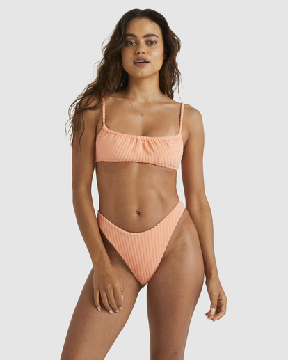 1 Terry Rib Skimpy Hike Bikini Bottom Pink UBJX400475 Billabong
