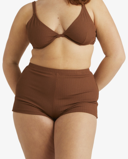 4 Sunrays Palma Short Bikini Bottoms Brown UBJX400481 Billabong