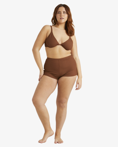 5 Sunrays Palma Short Bikini Bottoms Brown UBJX400481 Billabong