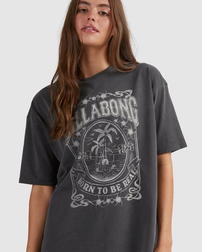 4 Steph Claire Smith Feel Real Boyfriend T-Shirt  UBJZT00161 Billabong