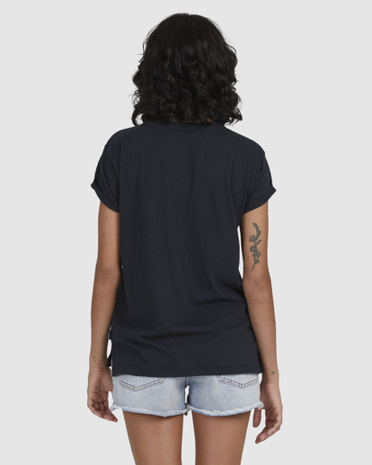 2 One Wave Burnout T-Shirt Black UBJZT00165 Billabong