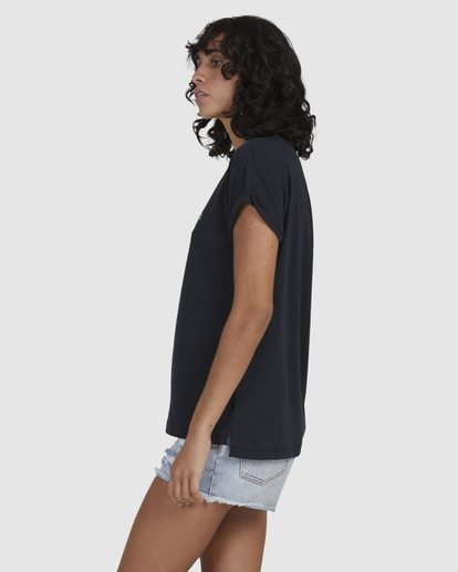 1 One Wave Burnout T-Shirt Black UBJZT00165 Billabong