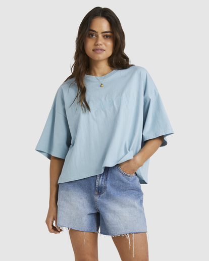 0 Baseline T-Shirt Blue UBJZT00313 Billabong