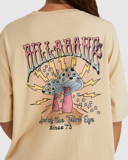 3 Land Of The Third Eye T-Shirt Beige UBJZT00354 Billabong