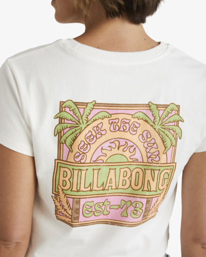 3 Seeker Of The Sun Tee White UBJZT00402 Billabong