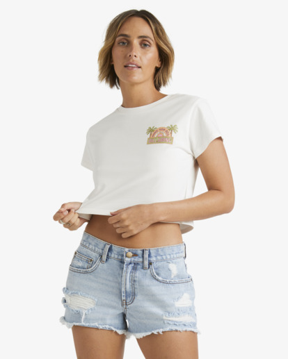 4 Seeker Of The Sun Tee White UBJZT00402 Billabong