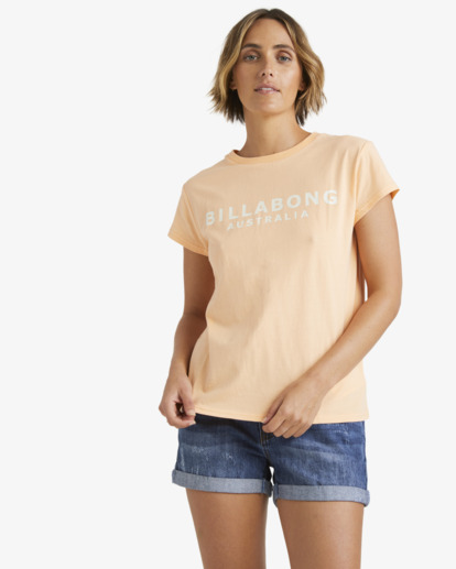 0 Society T-Shirt Pink UBJZT00421 Billabong