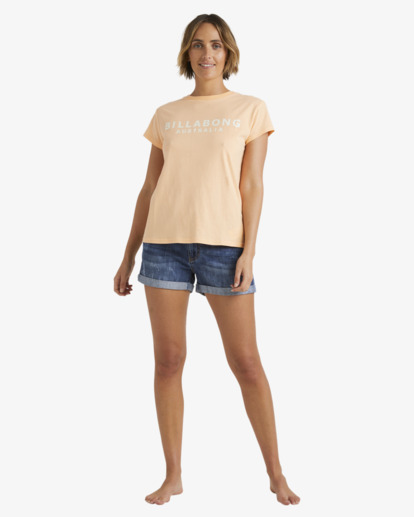 4 Society T-Shirt Pink UBJZT00421 Billabong