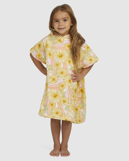 0 Girls 0-5 Sweet Sunset Hooded Towel White UBOAA00104 Billabong