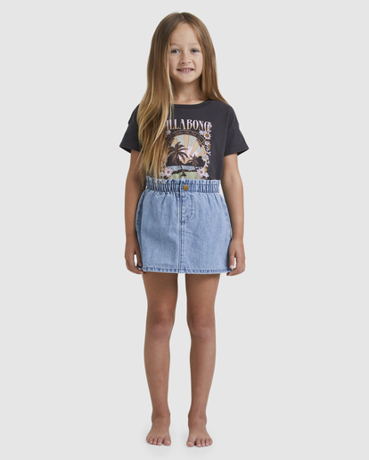 0 Girls 0-5 Paper Cool Skirt Blue UBODK03000 Billabong