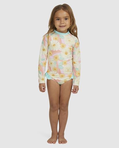 Girls 0-5 Sweet Sunset One Piece Rash Vest | Billabong