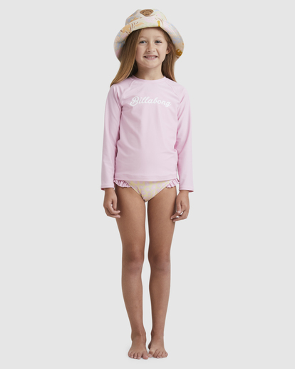 0 Girls 0-5 Sunnybeach Rash Vest Pink UBOWR03003 Billabong