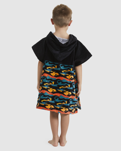 3 GROMS SUNSET PONCHO Red UBTAA00117 Billabong