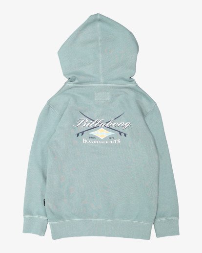 4 Boy's (2-7) Bong Days Pop Pullover Hoodie Blue UBTFT00108 Billabong