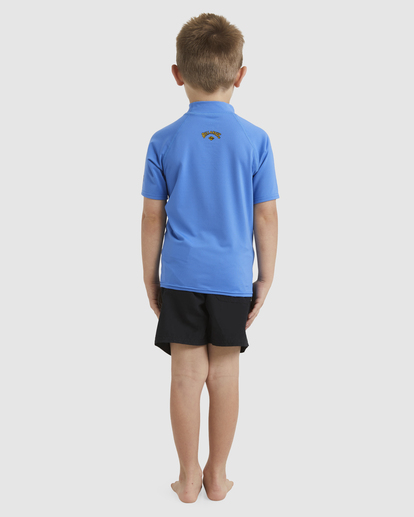 2 GROMS STRAYA RF SS Blue UBTWR03003 Billabong