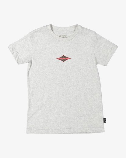 3 Boy's (2-7) Groms Diamond Wave Short Sleeve T-Shirt Grey UBTZT00117 Billabong