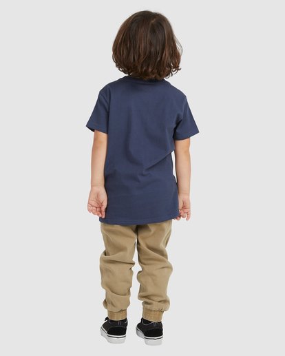 2 Boy's (2-7) Groms Diamond Wave Short Sleeve T-Shirt Blue UBTZT00117 Billabong