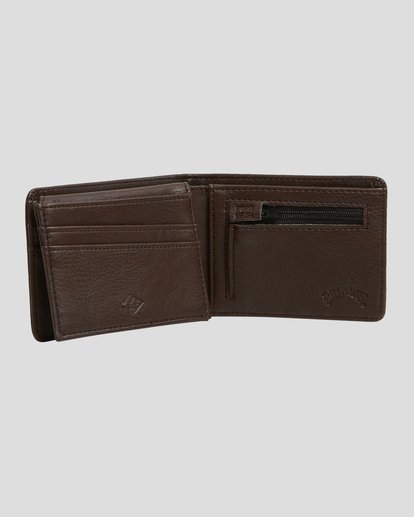 3 Line Up Flip Bi-Fold Wallet  UBYAA00116 Billabong