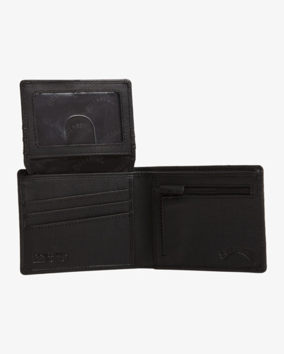 3 Helsman Rfid Flip Wallet Black UBYAA00177 Billabong