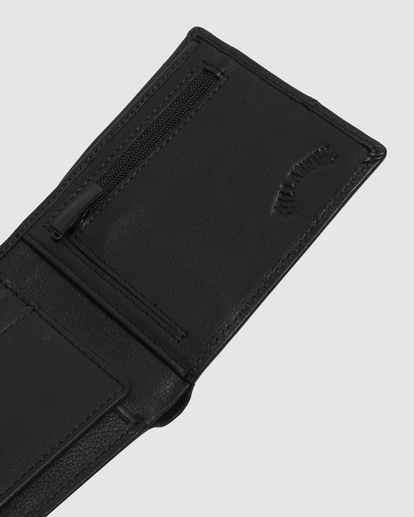 4 Dimension 2 In 1 Leather Wallet Black UBYAA00193 Billabong