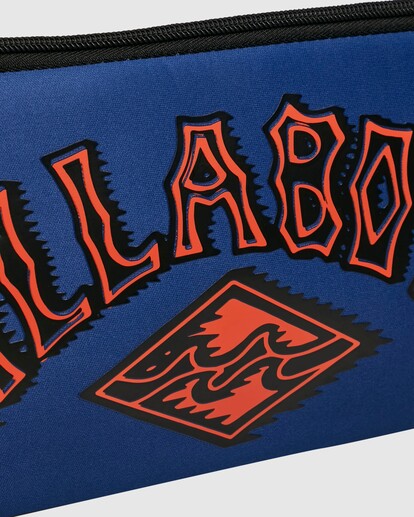 3 Large Pencil Case Blue UBYAA00205 Billabong