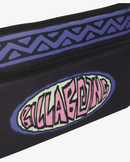 2 Jumbo Pencil Case Black UBYAA00206 Billabong