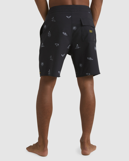 5 Destination  Lo Tide Boardshorts Black UBYBS00167 Billabong