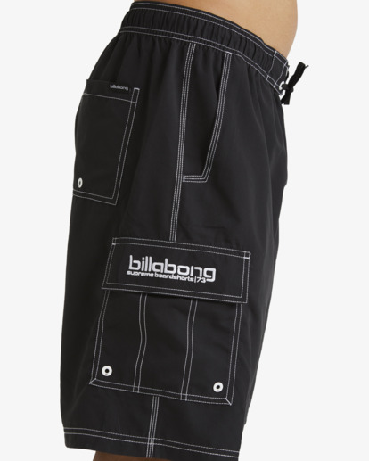 6 Throw On Boardshorts Black UBYBS00182 Billabong