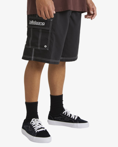 4 Throw On Boardshorts Black UBYBS00182 Billabong