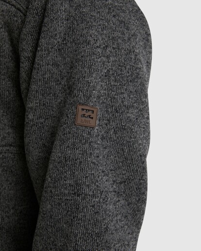 4 A/Div Boundary Sherpa Zip Thru Black UBYFT00115 Billabong