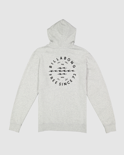 4 Big Wave Daz Hoodie Grey UBYFT00202 Billabong