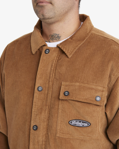 4 King Cord Jacket Brown UBYJK00108 Billabong