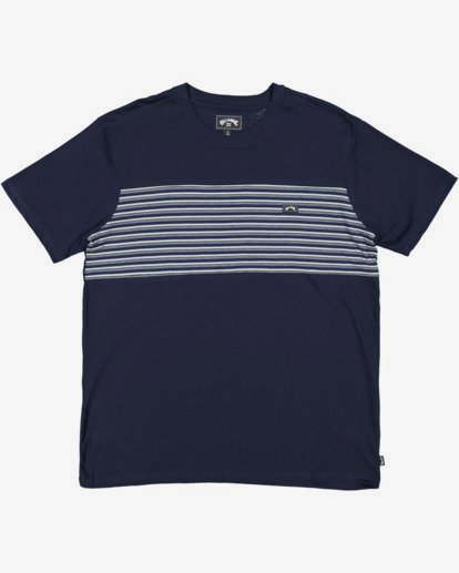 4 Banded Die Cut Short Sleeve T-Shirt Blue UBYKT00102 Billabong